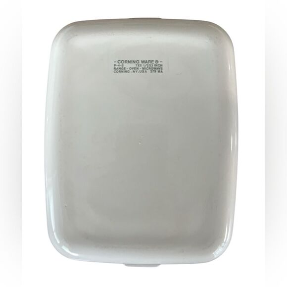 Vintage Corningware Wildflower 1970s Pyroceram Ceramic Glass Lid USA - Picture 4 of 7